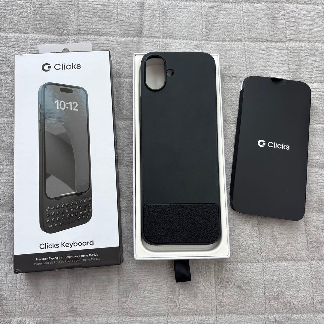 Clicks Keyboard iPhone16Plus用 ブラック