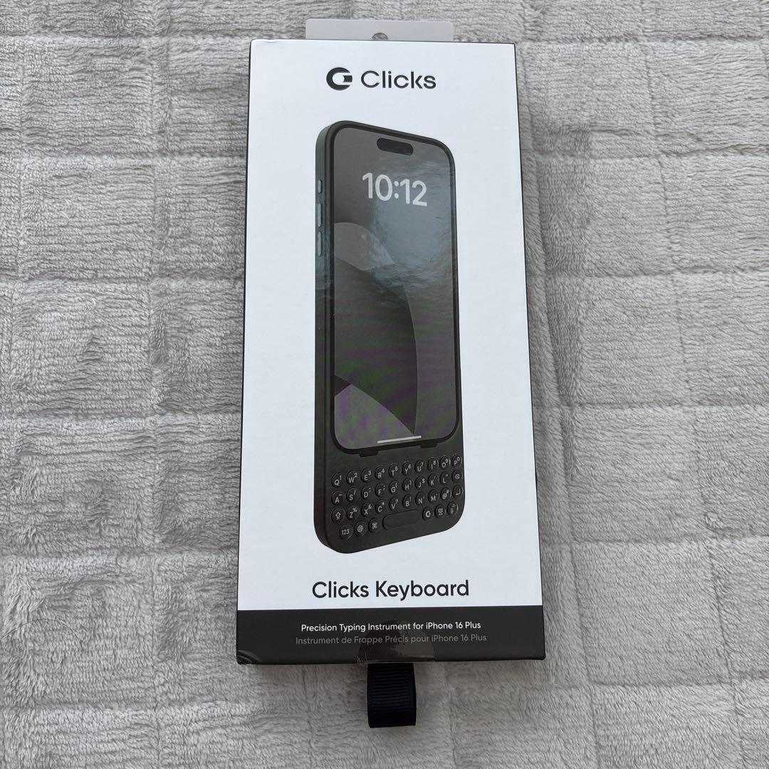Clicks Keyboard iPhone16Plus用 ブラック
