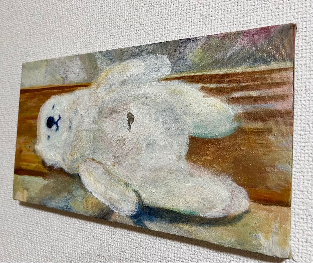 【M4号】もんちゃん#20 原画 しろくま 眠る クマ