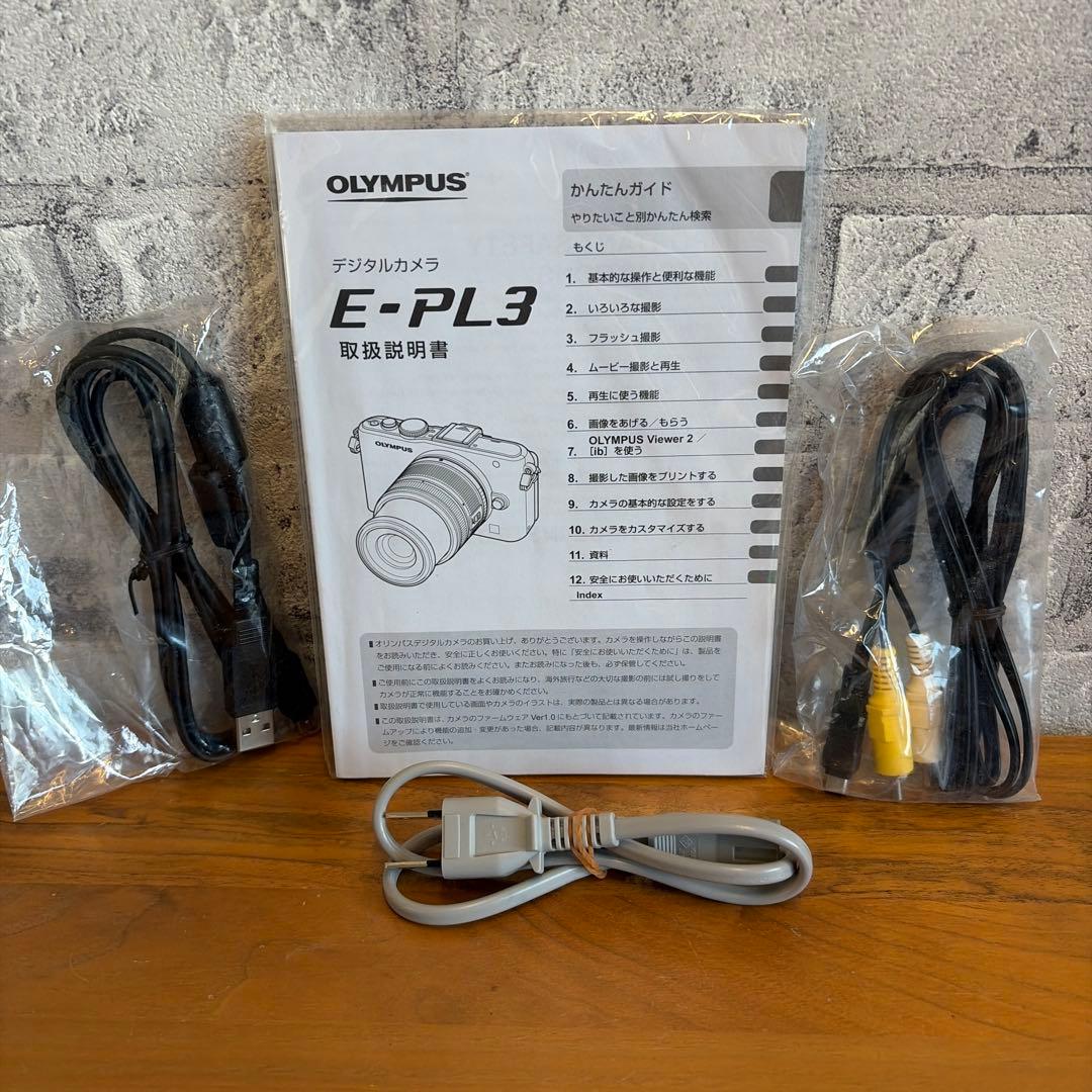 OLYMPUS PEN Lite E-PL3 レンズセット シルバー