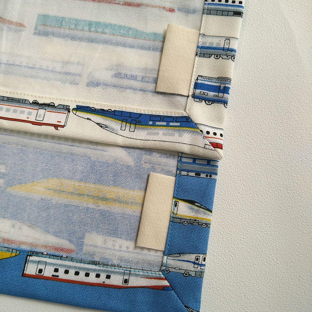 【kikim】入園入学グッズ9点　新幹線　生成り　ブルー