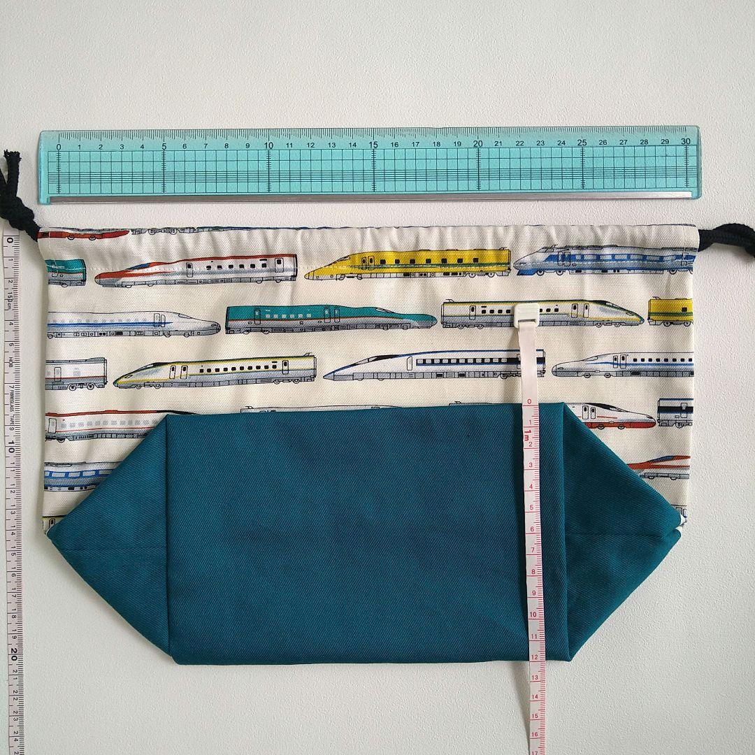 【kikim】入園入学グッズ9点　新幹線　生成り　ブルー