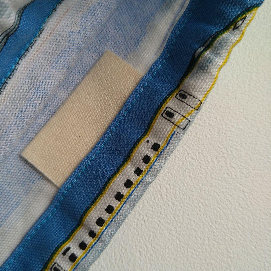 【kikim】入園入学グッズ9点　新幹線　生成り　ブルー