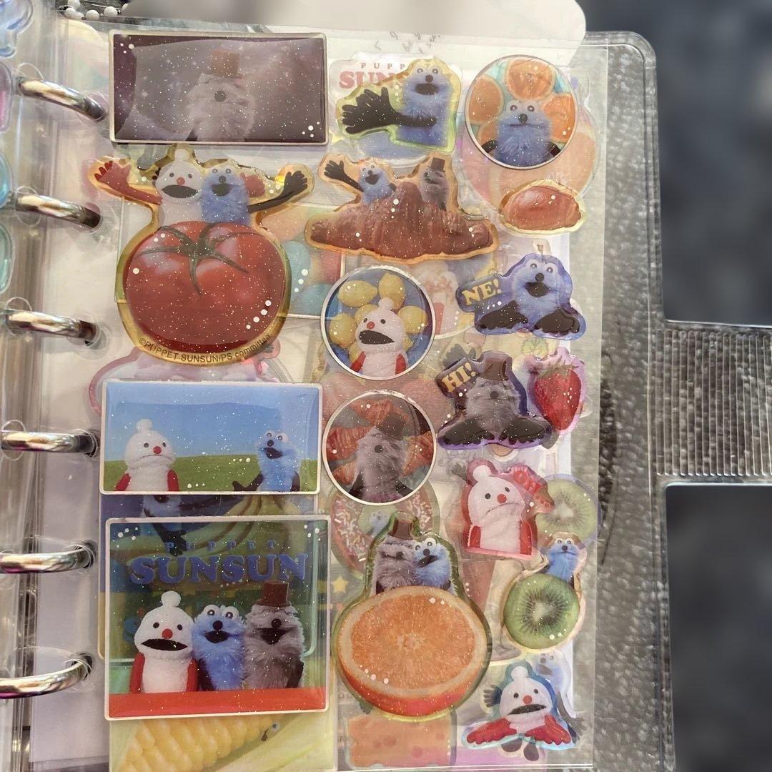 キャラクターシールセット（ハローキティ・パワーパフガールズ）