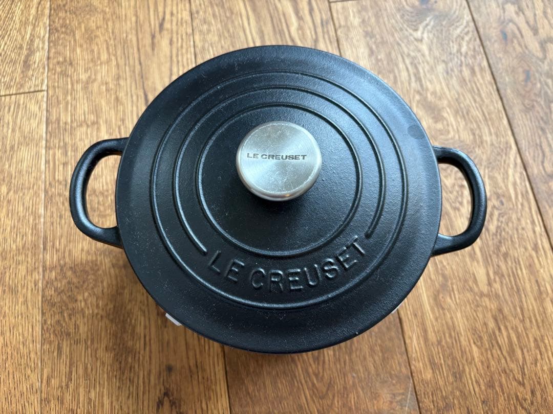 LE CREUSET ブラック 両手鍋 16cm