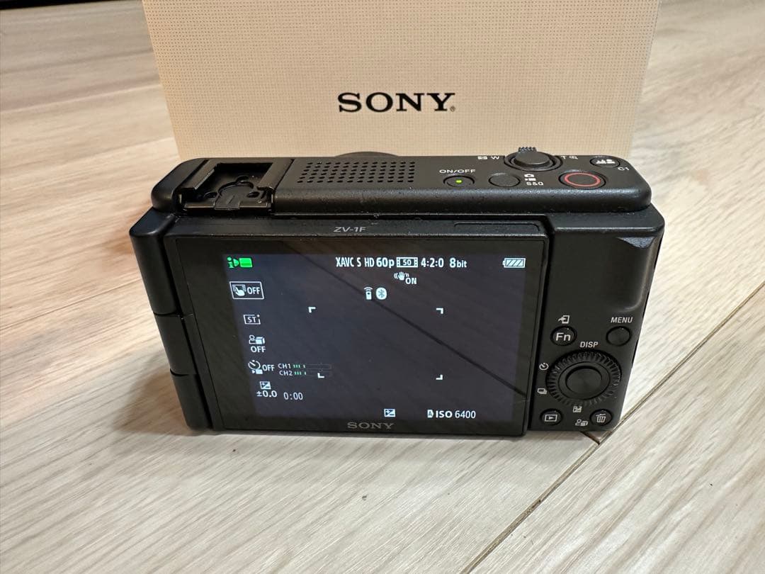 SONY ZV-1Fブラック　シューティング グリップ付　バッテリー2個