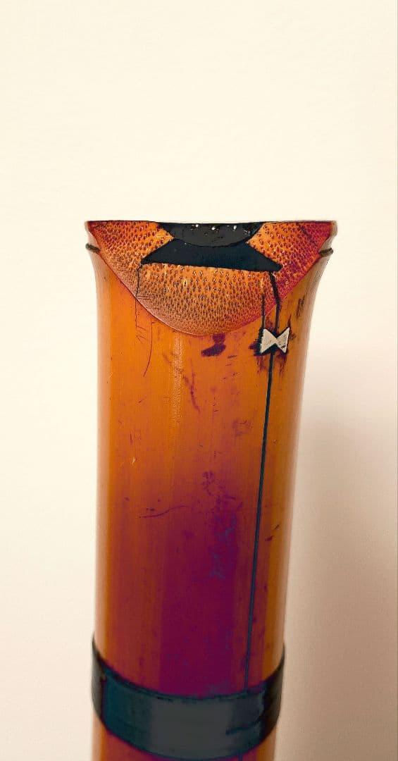 とても古い虚鈴銘の二印管☆一尺八寸の尺八です！