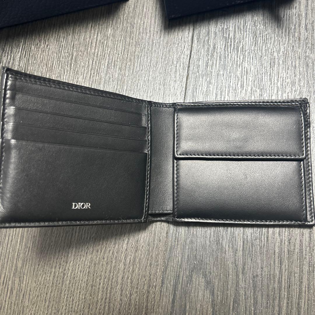 Dior ブラック 折りたたみ財布