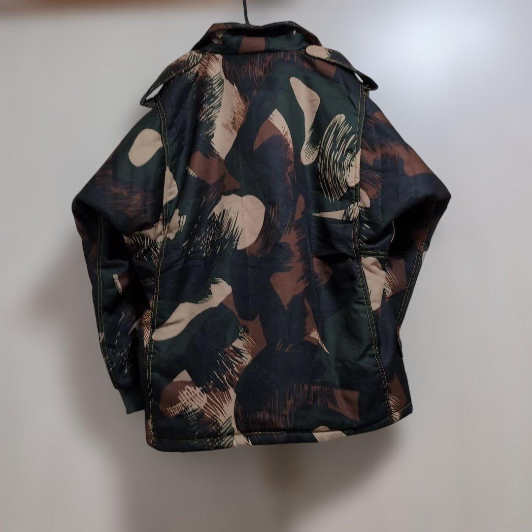 美品　インド軍ブラッシュストロークカモジャケット 防寒　Мサイズ　プルオーバー