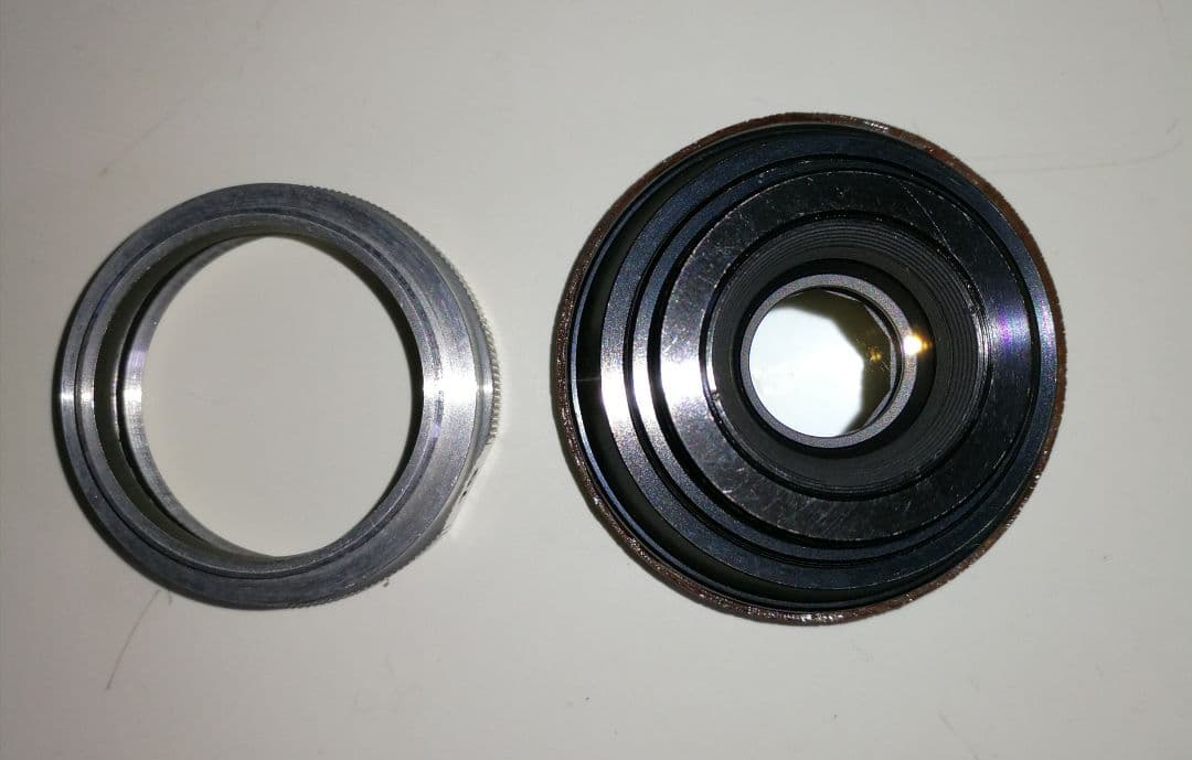 フジノン引き伸ばしレンズとエクステンションリングのセット　50mm 3.5