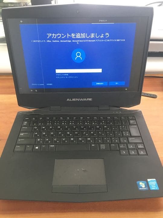 【半ジャンク品】エイリアンウェア14 ノートpc