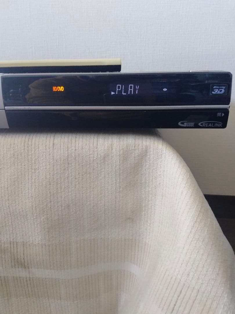 三菱real VDR-BZ350 1TB完全動作品＋純正リモコン＋Bcasカ―ド