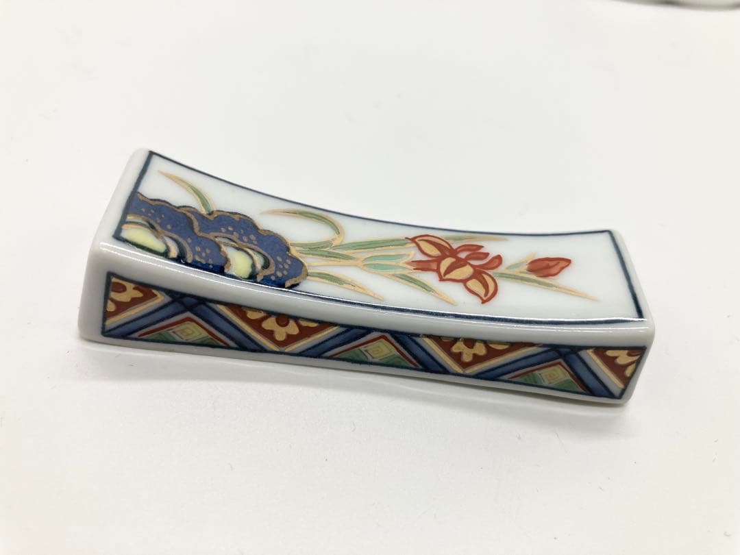 【有田焼 其泉窯】古伊万里様式 千代口 小皿 箸置き セット 色絵 和食器