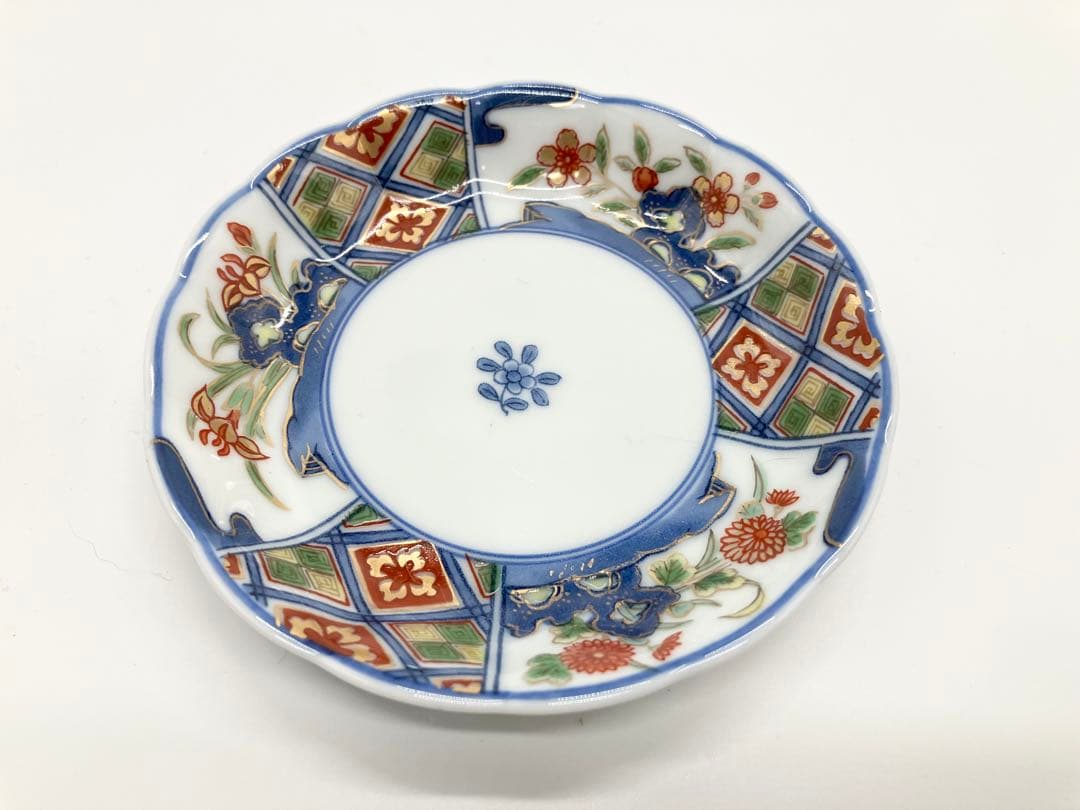【有田焼 其泉窯】古伊万里様式 千代口 小皿 箸置き セット 色絵 和食器