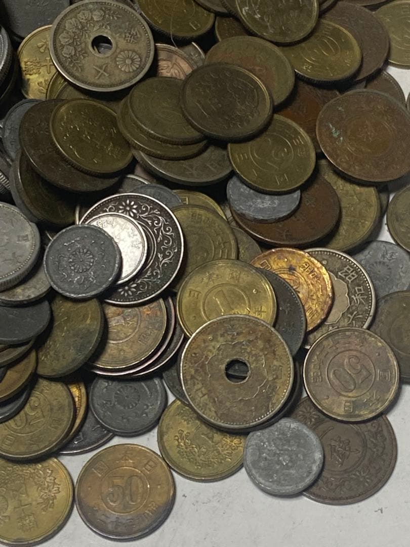 古銭 銅貨黄銅貨青銅貨ニッケル貨錫貨アルミ貨など大量 2.7㎏ NO.65