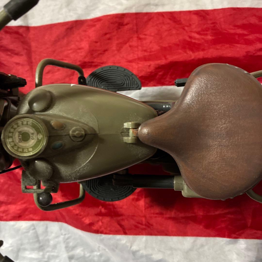 ハズブロ製1/6ハーレー・ダビッドソンWLA45&アメリカ陸軍伝令兵(訳あり品)