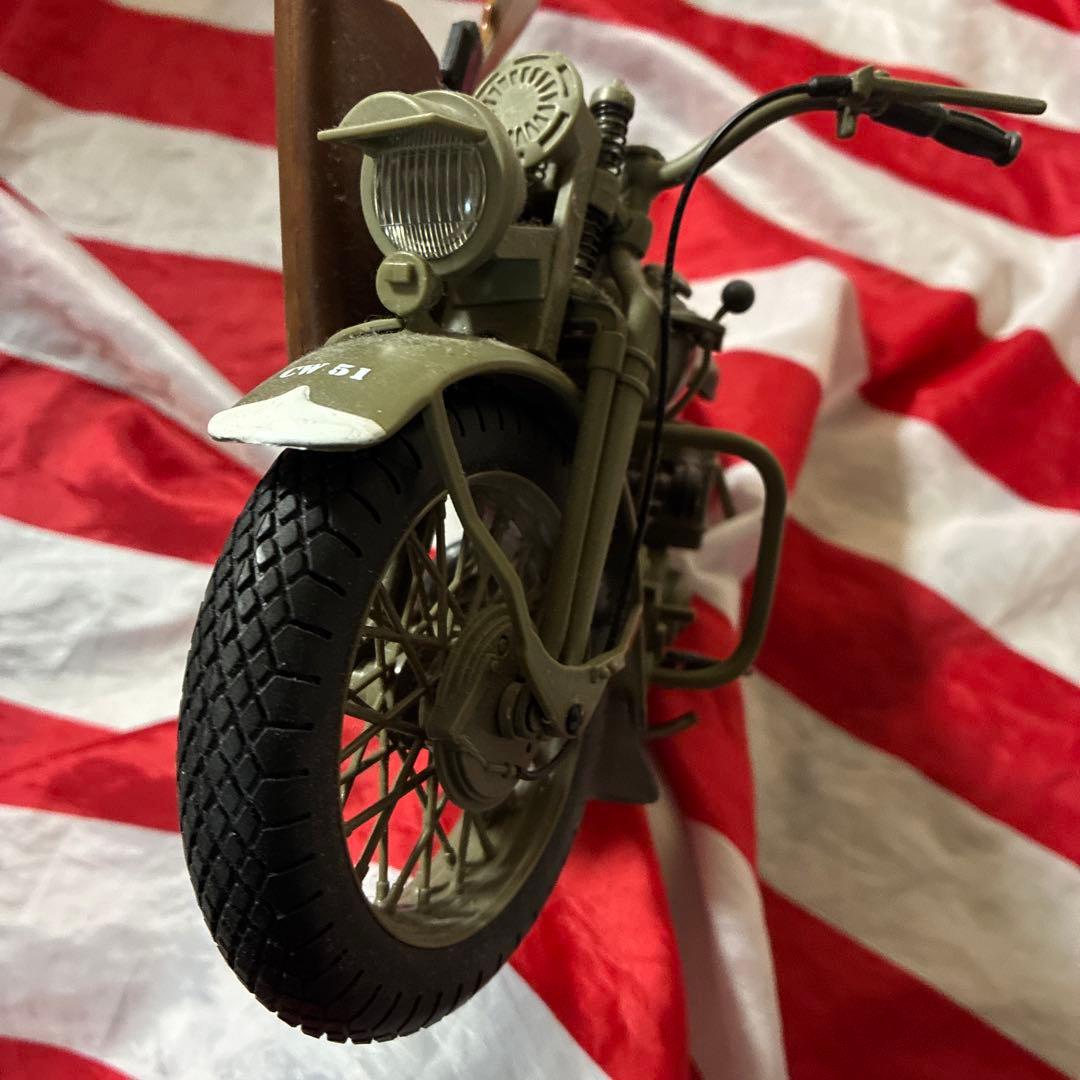 ハズブロ製1/6ハーレー・ダビッドソンWLA45&アメリカ陸軍伝令兵(訳あり品)