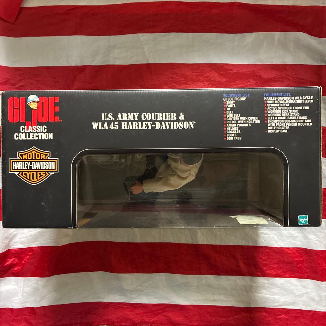 ハズブロ製1/6ハーレー・ダビッドソンWLA45&アメリカ陸軍伝令兵(訳あり品)