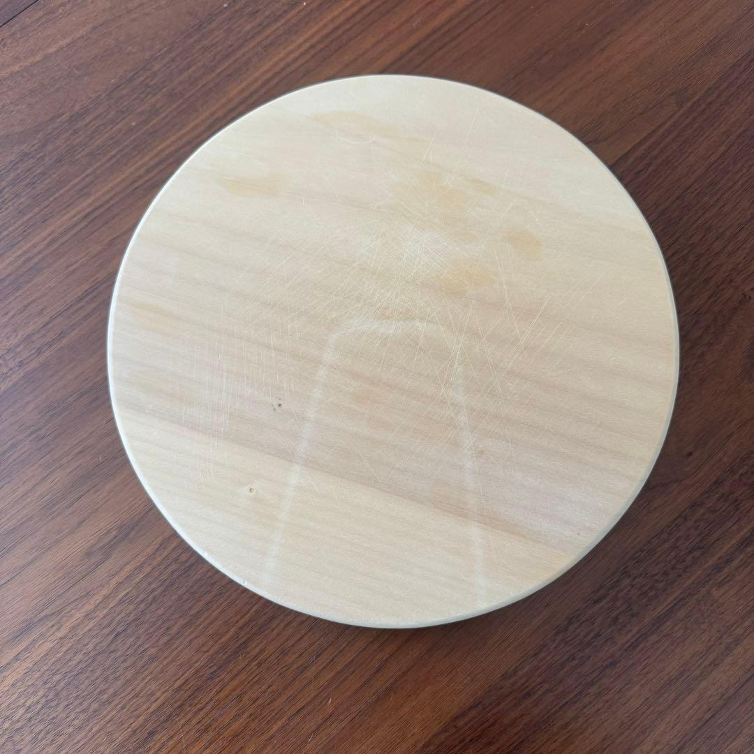 【早い者勝ち‼️】woodpecker いちょう　まな板　丸