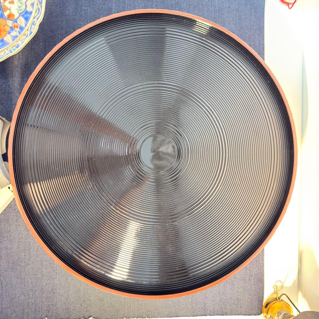 昭和レトロ 第一陶器 白峯窯 金彩牡丹 回転オードブルセット 未使用 蓋付鉢