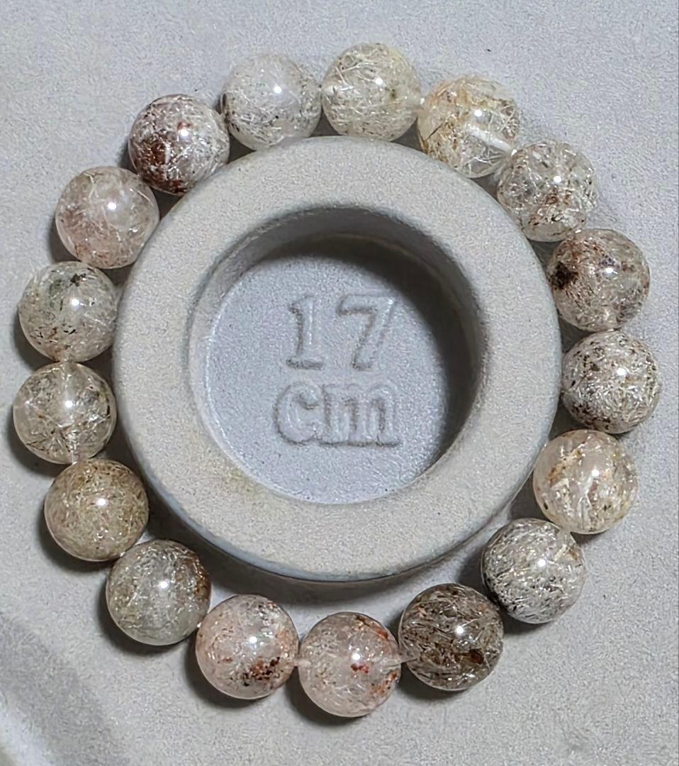 12㎜ シュードモルフクリスタルインクォーツ　ブレスレット