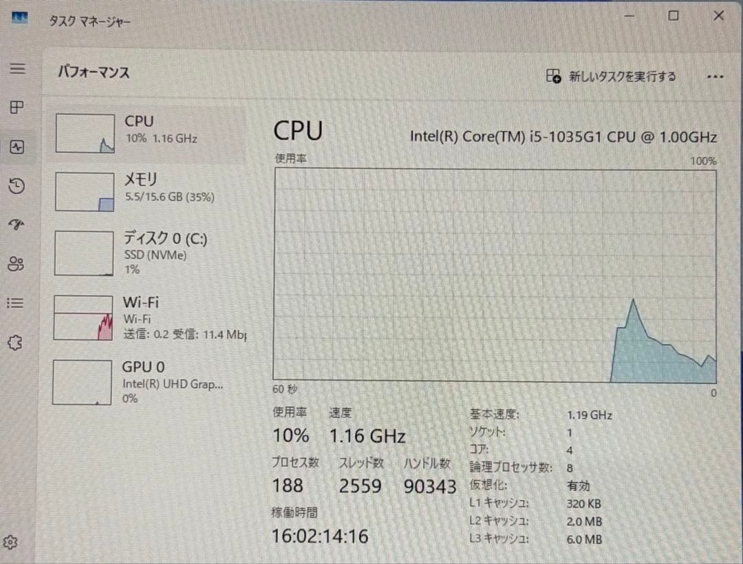 Windowsノート本体 Surface laptop go i5 16GB 256GB