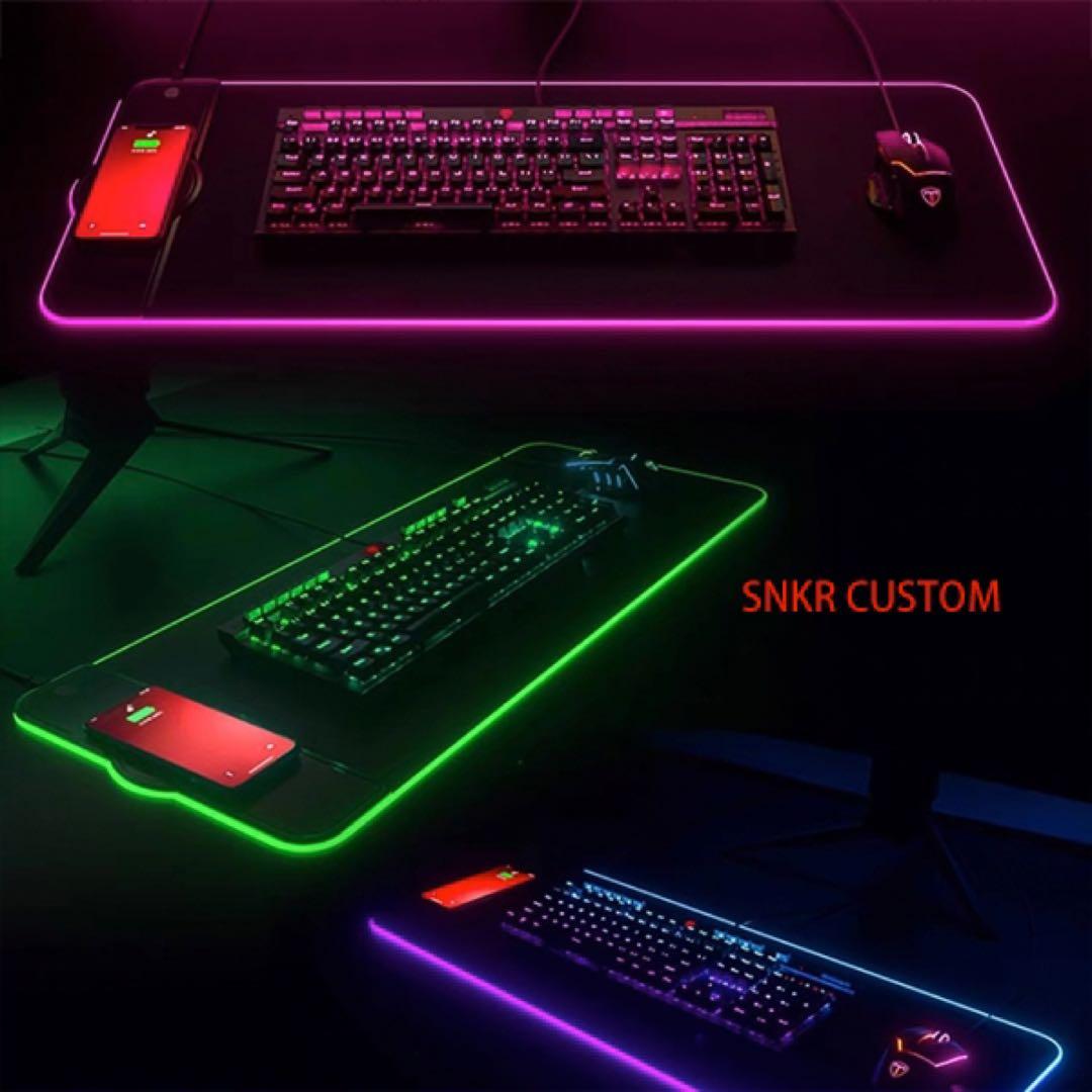 Alienware RGB15W無線充電 マウスパッド  ゲーミングマウスパッド