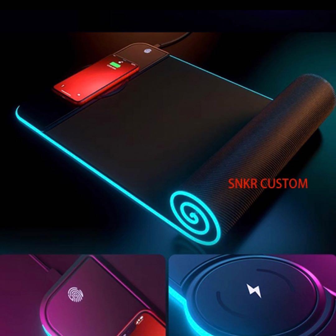 Alienware RGB15W無線充電 マウスパッド  ゲーミングマウスパッド