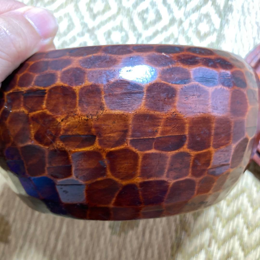 栗の木　おひつ　蓋付き椀　２個セット