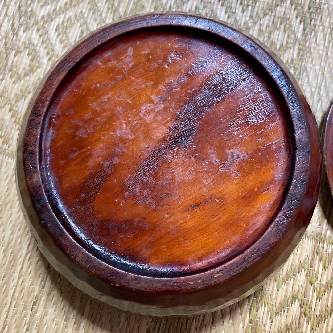栗の木　おひつ　蓋付き椀　２個セット