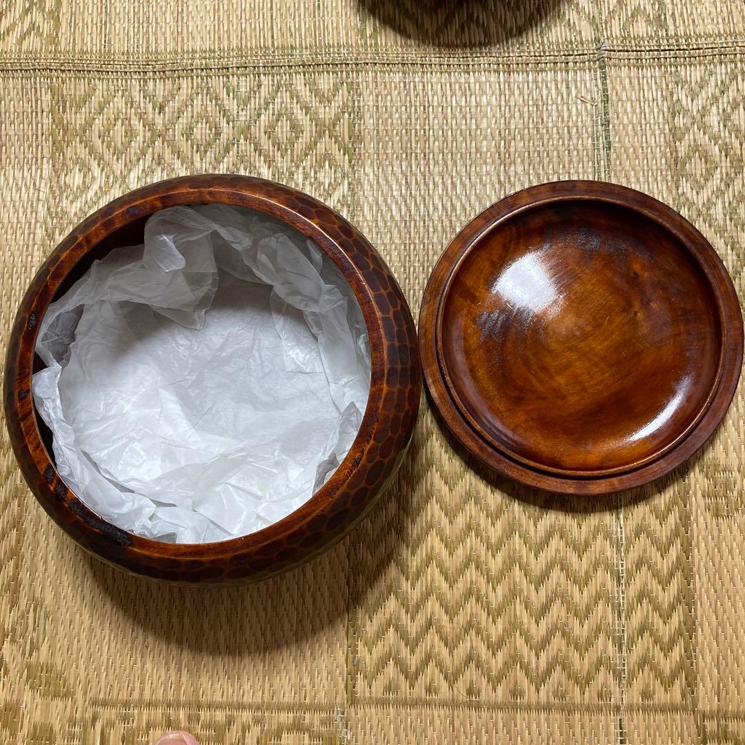 栗の木　おひつ　蓋付き椀　２個セット