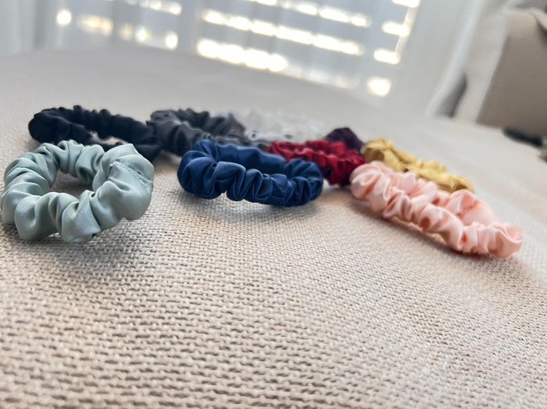 シルク100％ 枕カバー Tempur テンピュール31cm×50cmシャンパン