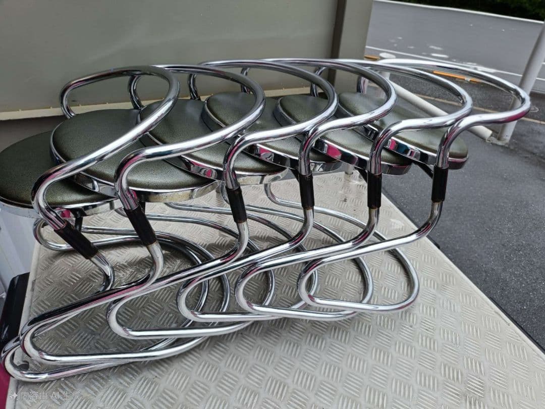 在庫8脚　光製作所 hikari カンティレバーチェア　椅子　高さ58㎝　イス