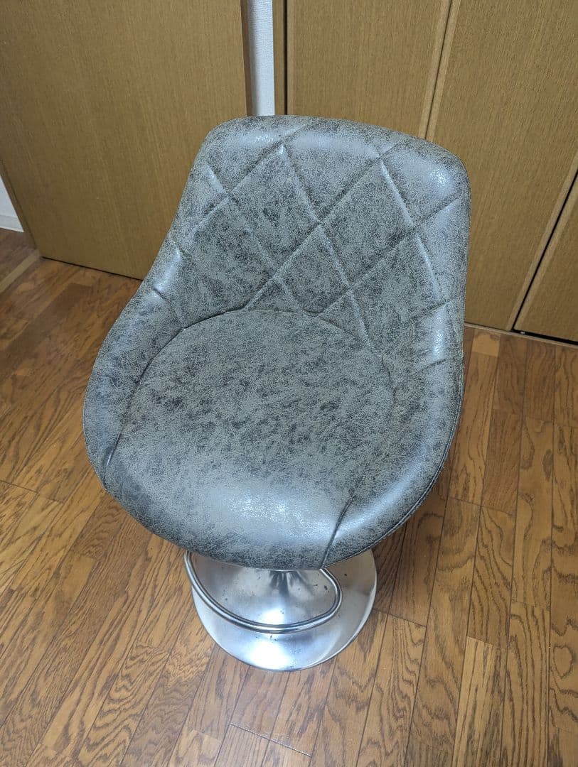 カウンターチェア／バーチェア 2脚セット WY-523 昇降・回転式