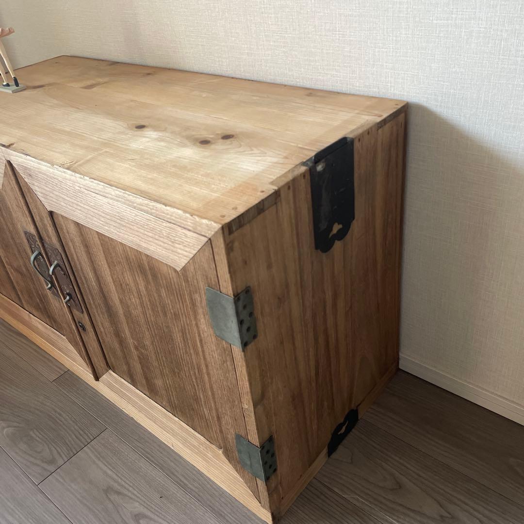45)桐箪笥　アンティーク　チェスト　テレビ台　おもちゃ箱　和箪笥　着物