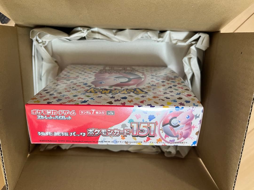 ポケモンカード 151 ボックス 新品未開封 シュリンク付き