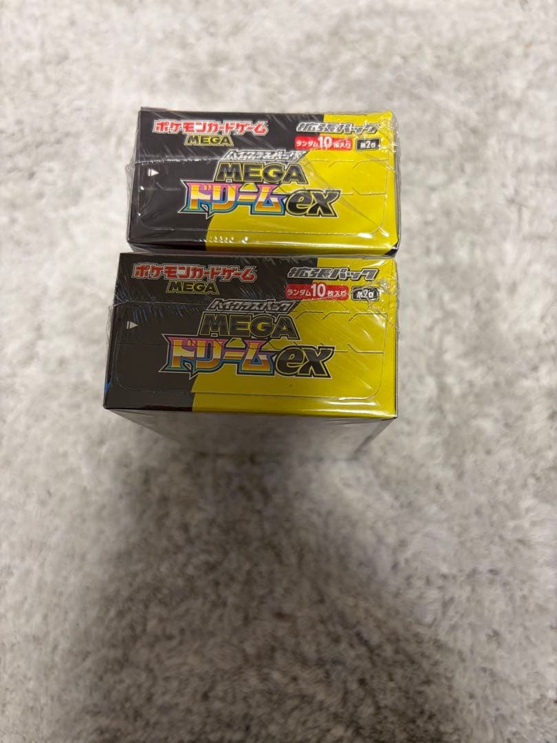 【シュリンク付き】ポケカ　メガドリームex 2BOX シュリンク付き