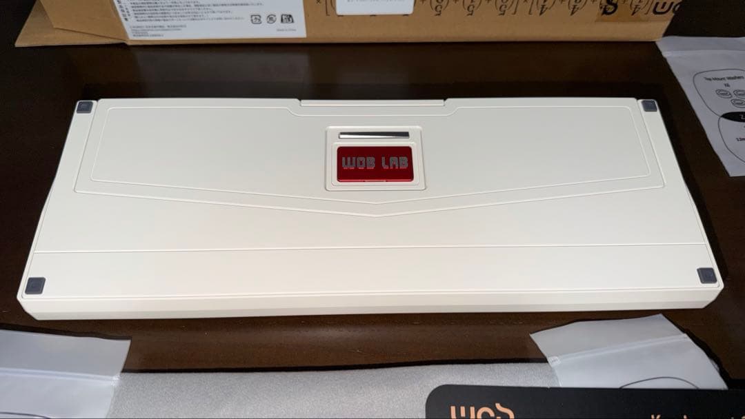【ほぼ新品】 WOBKEY ZEN 65 Ultra White-Gold