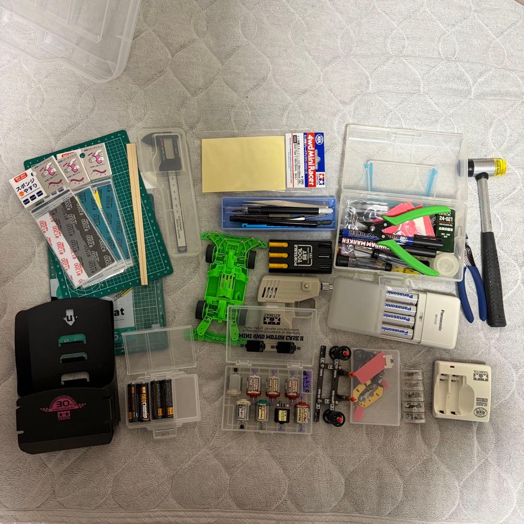 ミニ四駆 引退セット まとめ売り 未開封キット、パーツ多数有