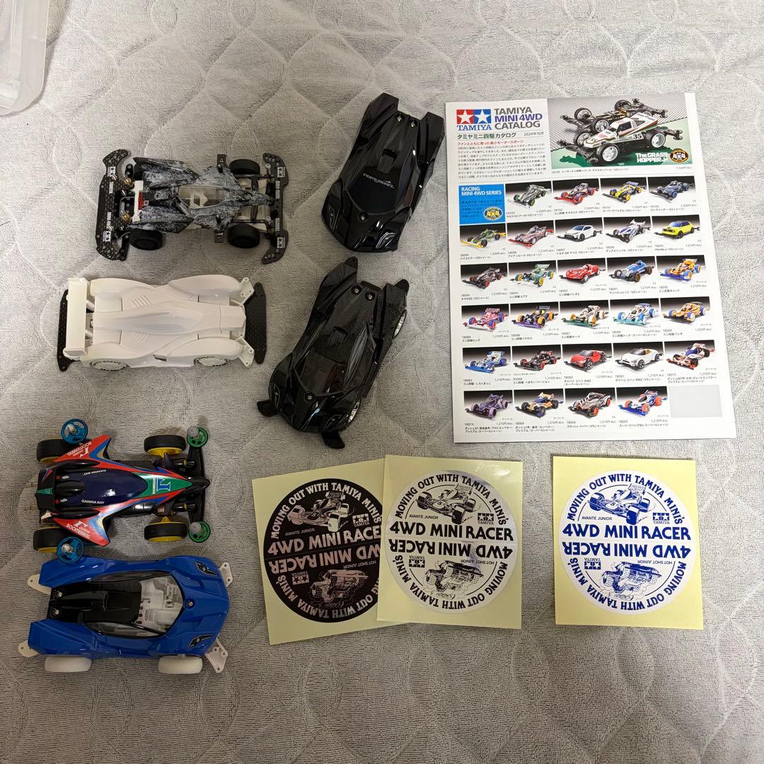 ミニ四駆 引退セット まとめ売り 未開封キット、パーツ多数有