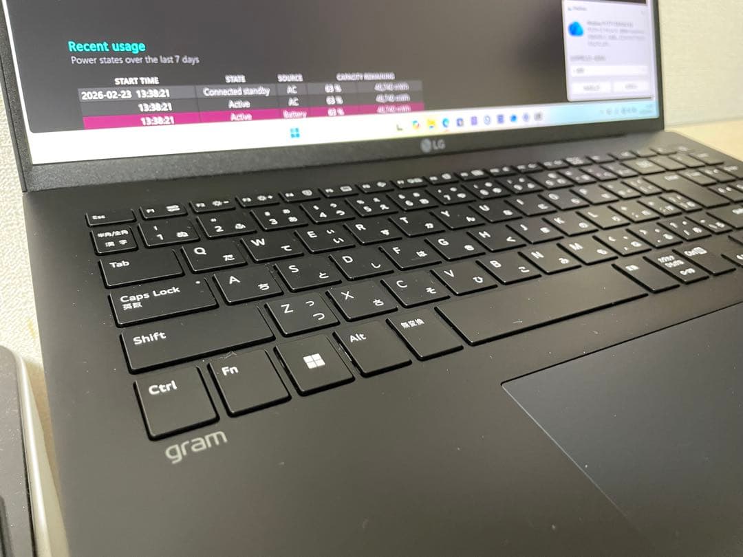新品同様16インチ Windows11 ノートPC LG gram 16Z90S