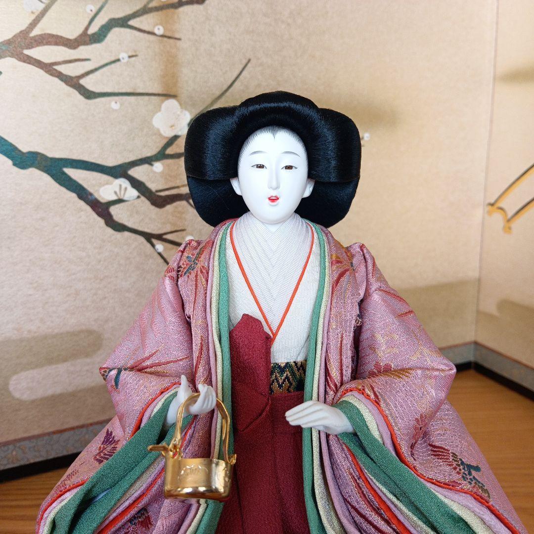 京雛人形 三人官女 ☆豪華京錦織仕上☆最後ご案内☆