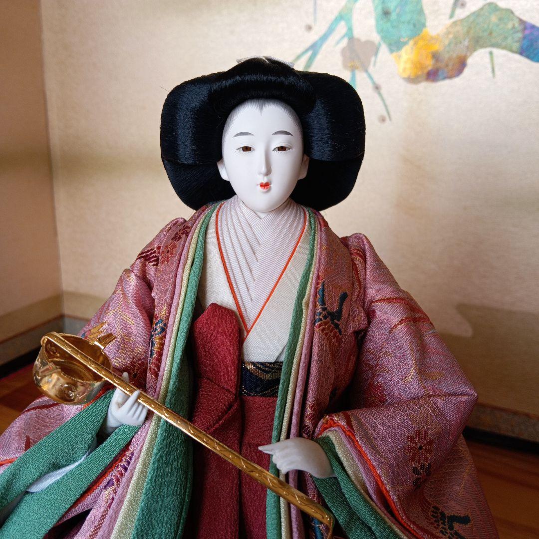 京雛人形 三人官女 ☆豪華京錦織仕上☆最後ご案内☆