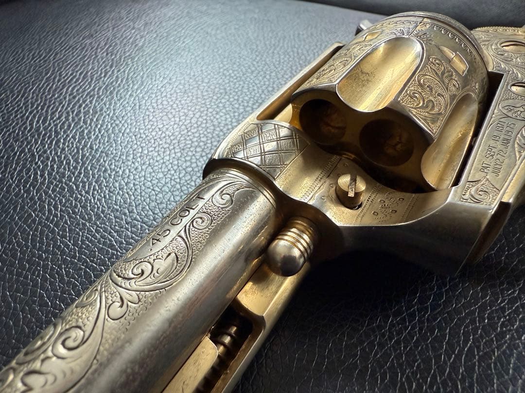 マルシン コルトSAA パットン将軍モデル SMGマーク 銃口閉 ジャンク品