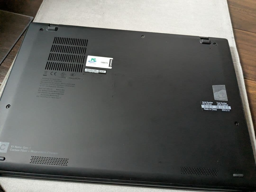 Lenovo ThinkPad X1 Nano Gen1 ノートPC
