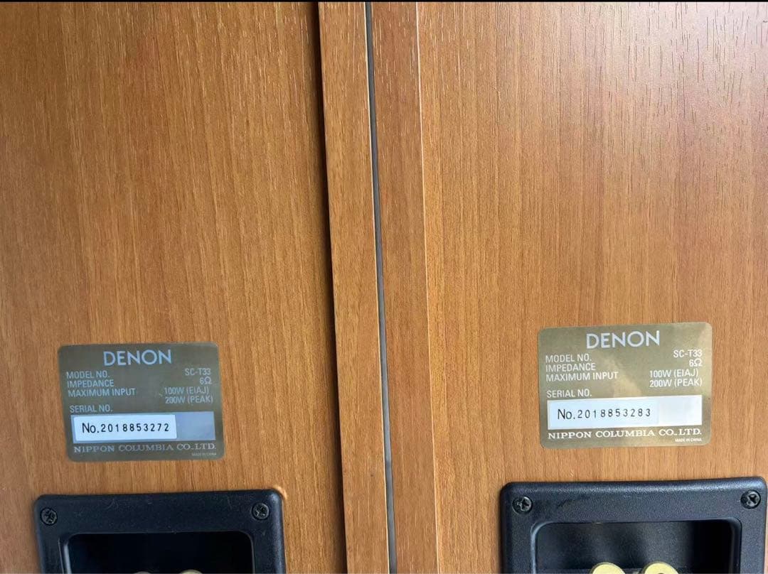 DENON デノン SC-T33 トールボーイスピーカー ペア 中古品