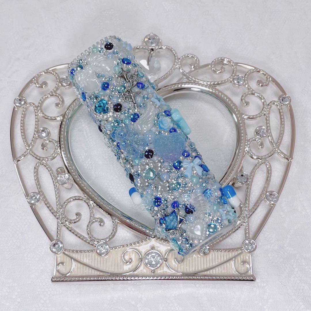 ♡ IQOS ILUMA ONE デコケース ブルー ♡