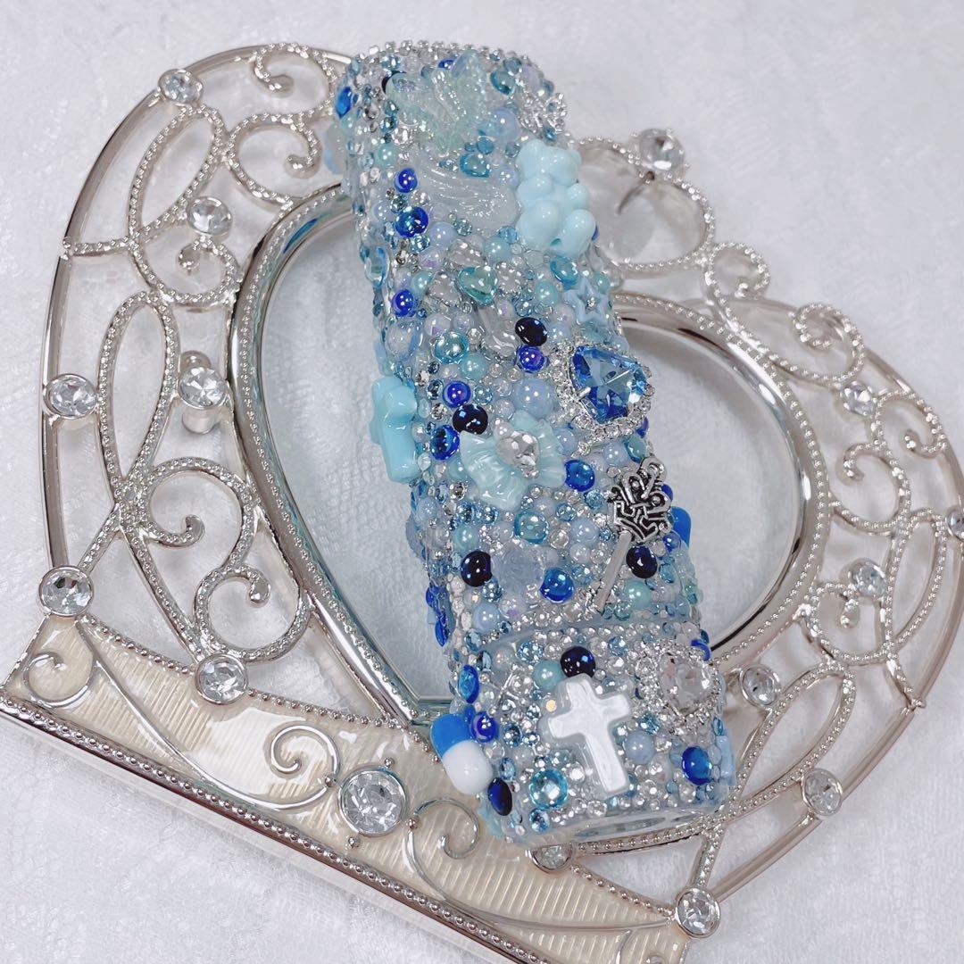 ♡ IQOS ILUMA ONE デコケース ブルー ♡