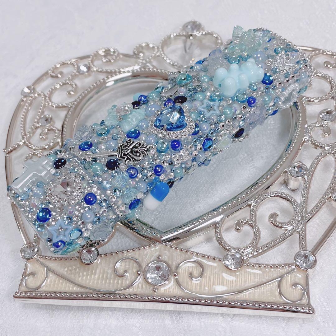 ♡ IQOS ILUMA ONE デコケース ブルー ♡