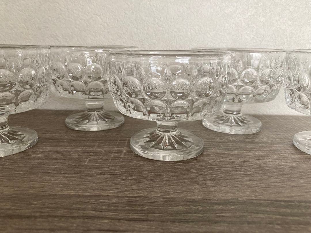 ☆ パフェ アイスクリーム かき氷 デザートグラス カップ 脚付 昭和レトロ ☆